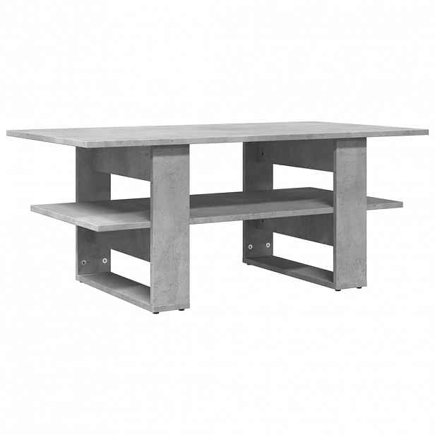 vidaXL Konferenční stolek betonově šedý 102x55x42 cm kompozitní dřevo