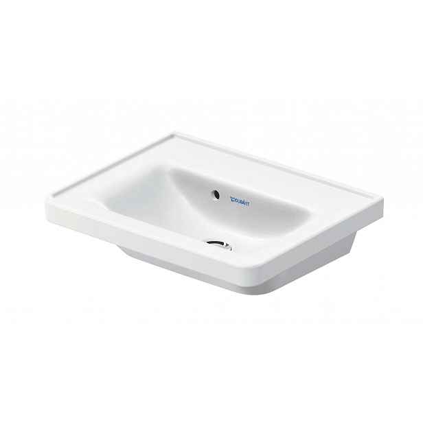 Duravit D-Neo - Umývátko 50x40 cm, s přepadem, bez otvoru pro baterii, bílá 0742500060