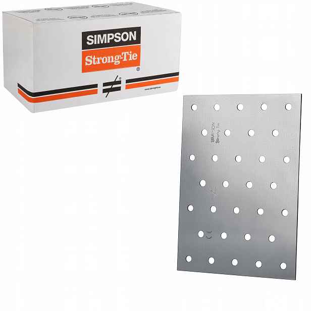 Tesařské spojky ploché 100x140mm 50st Perforované destičky Simpson NP20