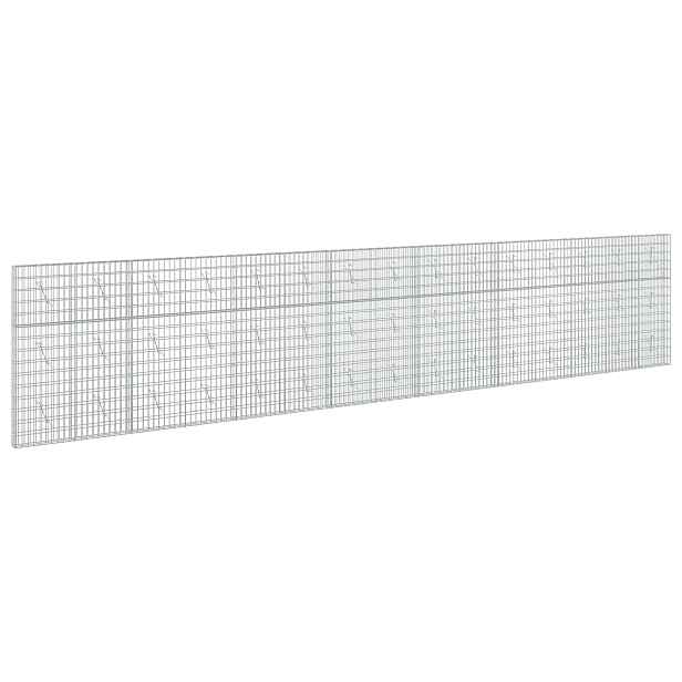 vidaXL Gabion s drátem 3,5 mm a síťkou 5x10 cm 750x10x150 cm