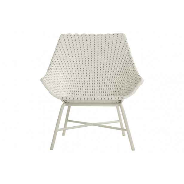 Lounge křeslo Delphine z umělého ratanu, moccacino HN53404103