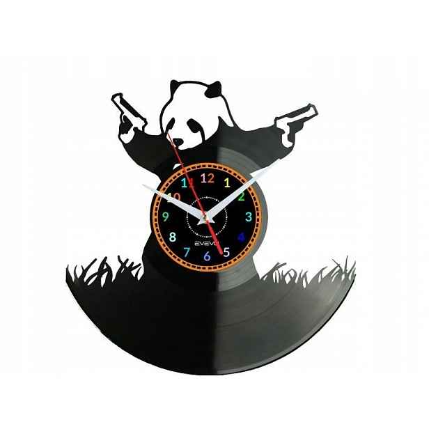 Panda Dárek Originální dekorace do domu Hodiny z vinylové desky