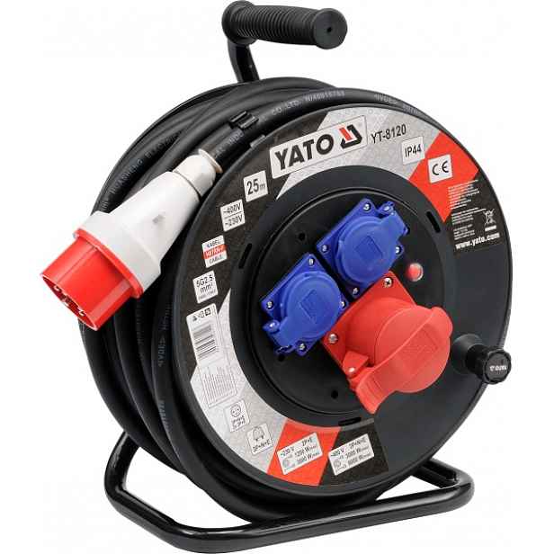 Prodlužovací Kabel 25 m, 5G2,5 mm 230/400 V Yato YT-8120