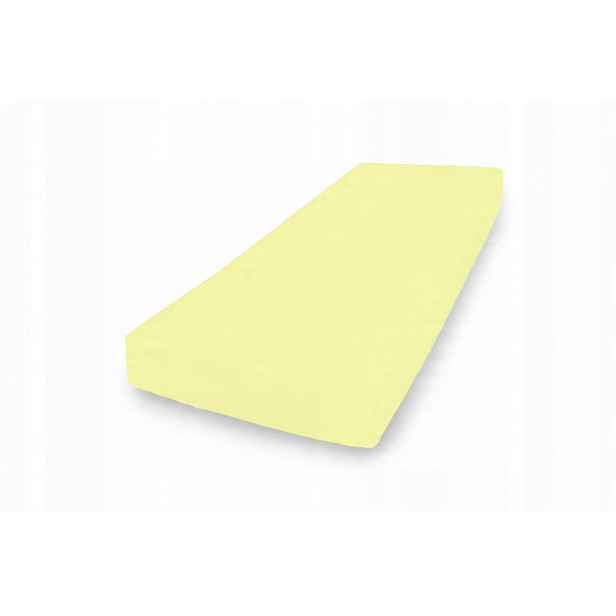 Prostěradlo Jersey s gumou 150/160x190/200 Premium Citronové