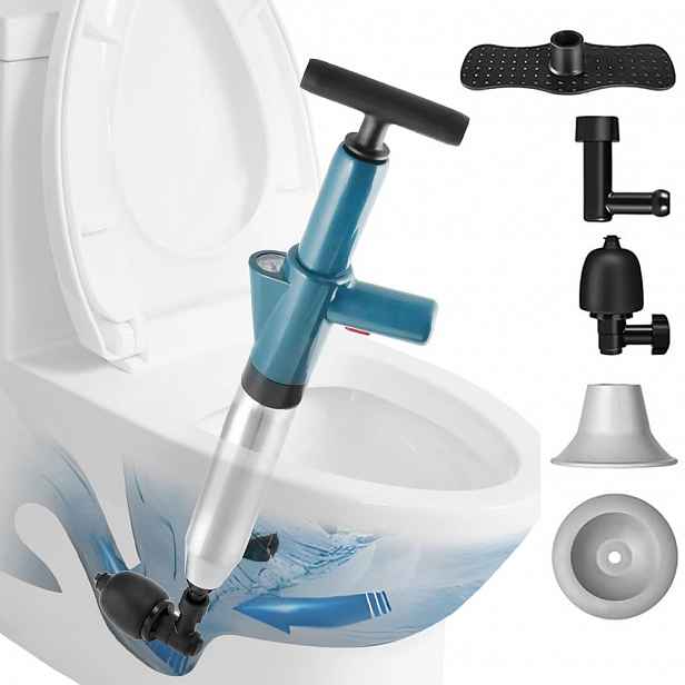 Pumpa Tlakový Nástroj Pro Dráždění Ryr Kanalizace Wc Sifonů Odtokového Dřezu