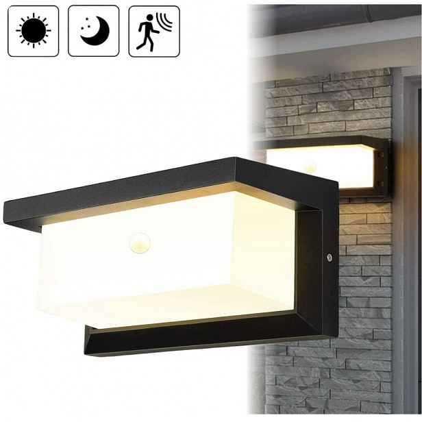 Venkovní Lampa Vchodové Dveře 18W Led senzor pohybu Venkovní nástěnné svítidlo