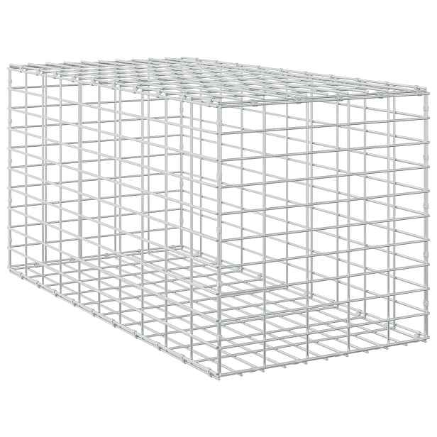 vidaXL Gabion s drátem 3,5 mm a síťkou 5x10 cm 50x100x50 cm