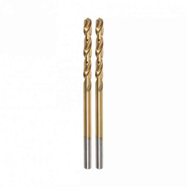 Vrtáky kov, dvojité broušené, titanové, 3,5 mm, bal 2 ks, Jufisto