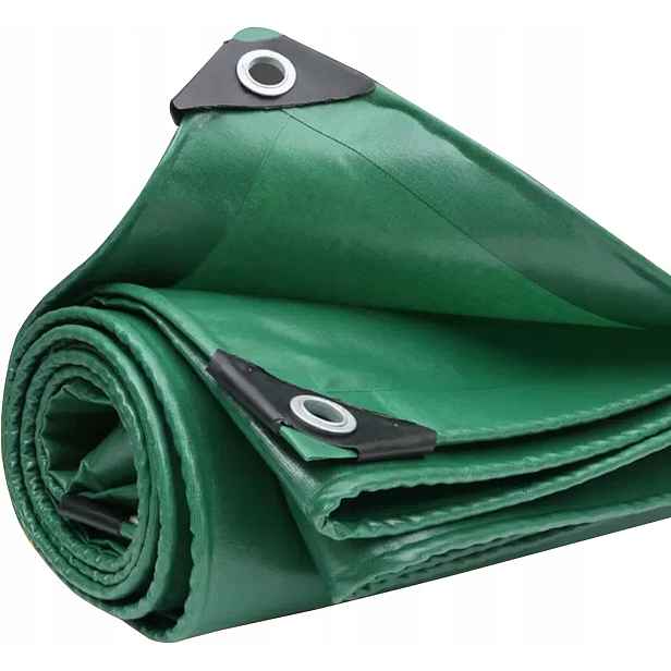 Plachta 2x3 m Zelená Zesílená 650 g/m² Pokrytí Plachta Hrubá