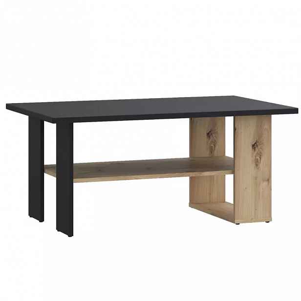 Konferenční stolek Caldicot CFTT5210-M922 černý/dub artisan