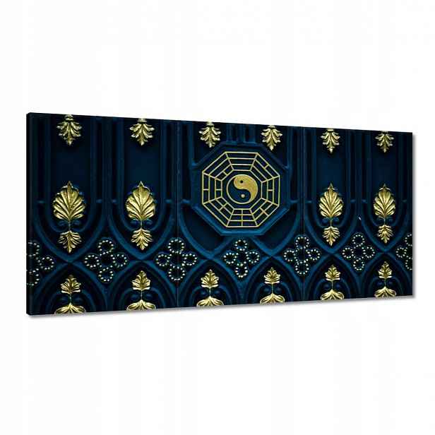 Obrazy 120x60 Abstrakce Zlatá harmonie