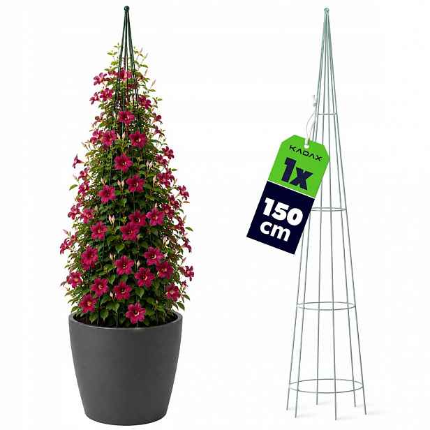 Podpěra Pro Rostliny Květin Růží Kovová Objímka Na Květiny Opěrka 150 cm