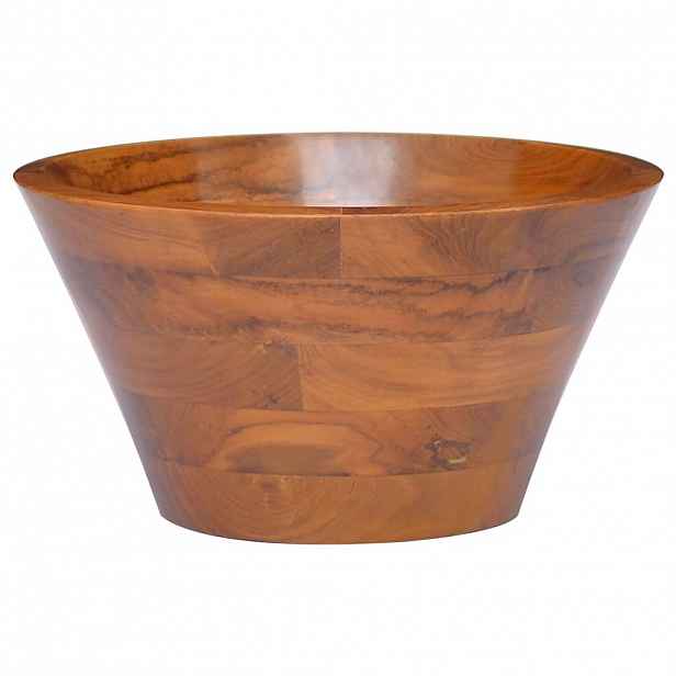 vidaXL Umývadlo masivní teak Φ40 x 20 cm
