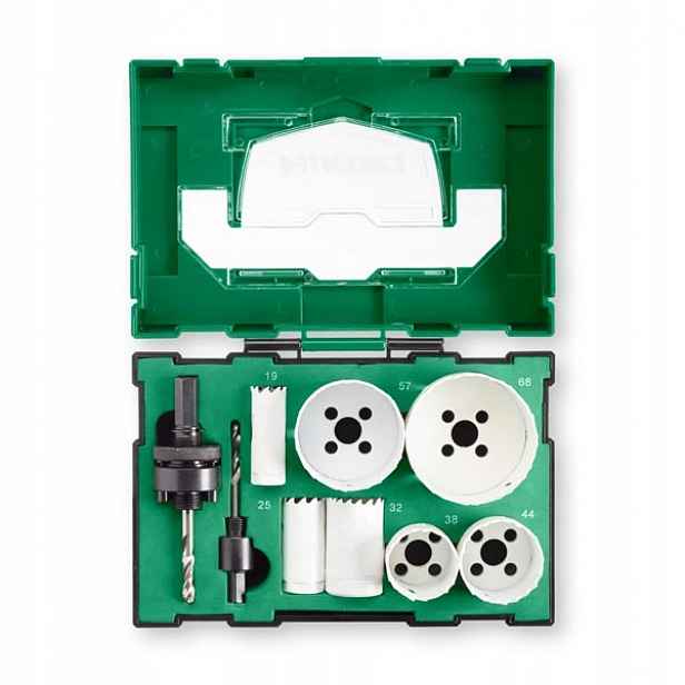 Hikoki 40030032 Sada Děrovaček Bi-metal 9 Dílů Box III
