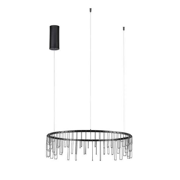 Hliníkové LED stmívatelné závěsné svítidlo v leskle stříbrné barvě ø 65 cm Stellar – Nova Luce