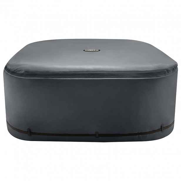 INTEX Kryt na vířivku  Tmavě šedá 196 x 196 x 72 cm PVC a PU