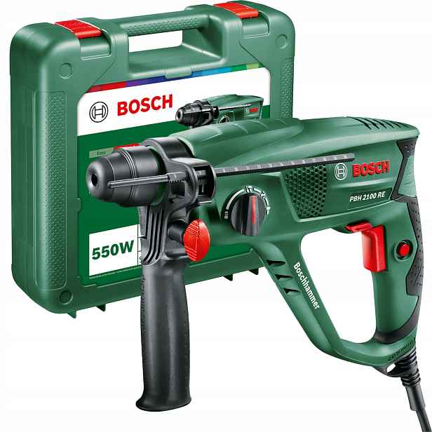 Kombinované vrtací-sekací kladivo Kufrová vrtačka Bosch Pbh 2100 Re