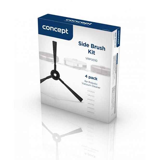 Concept - Sada bočních kartáčů, pro robotické vysavače, 4 ks VRP0010