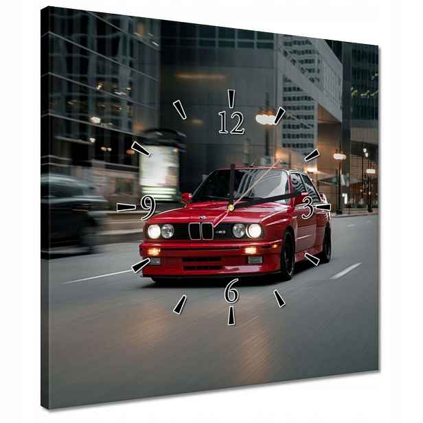 Klasické hodiny 40x40 Bmw M3 BeeMka