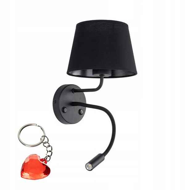 Nástěnné svítidlo na čtení Maja Black 10081 Tk Lighting