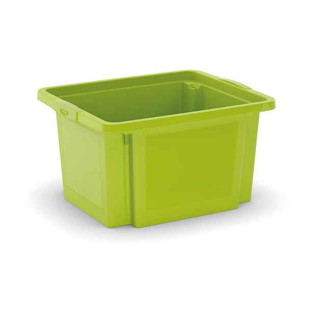 Zelený plastový úložný box 42x35x23 cm H-Box S – KIS