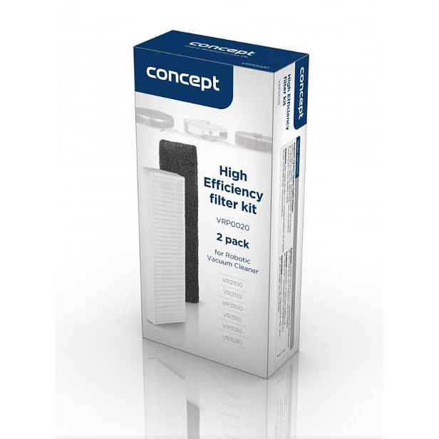 Concept - Sada HEPA filtrů, pro robotické vysavače, 2 ks VRP0020