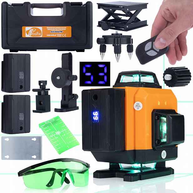 Křížový Laser Vodováha 360 16 L Štít Na Brýle