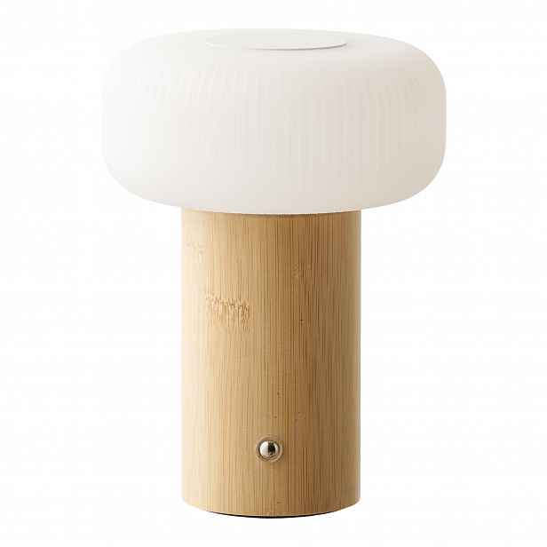 Stolní lampa Stafford, dobíjecí, přírodní/bílá - House Nordic