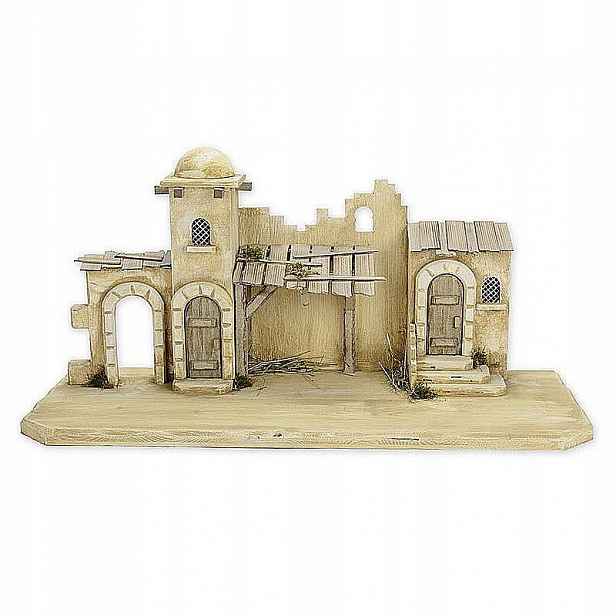 Vánoční betlém 70x29x32 cm pro figurky 9-11 cm