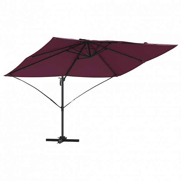 vidaXL Slunečník 351 x 250 x 260 cm Polyester a hliník
