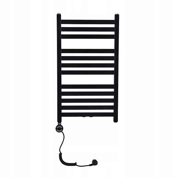 Elektrický koupelnový radiátor Vinolli Vario 750 x 430 mm 300 W černý