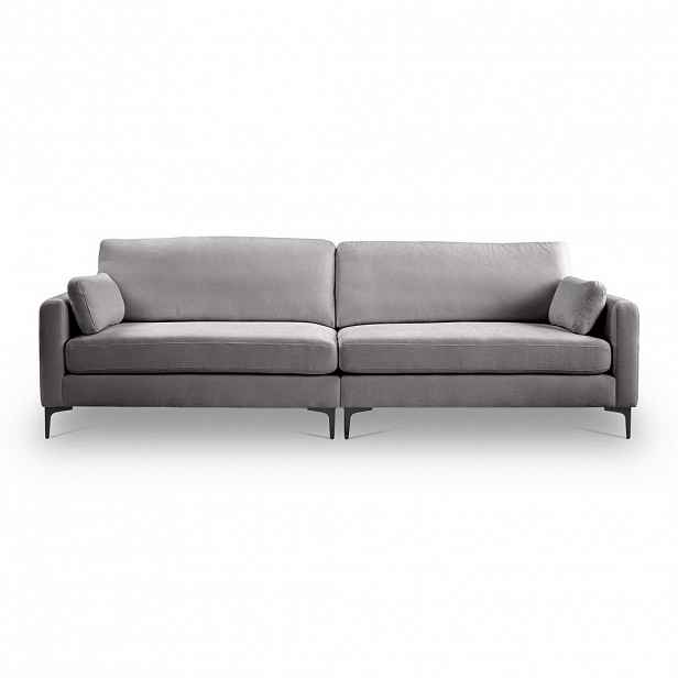 MID.YOU ČTYŘMÍSTNÁ POHOVKA, textil, světle šedá
