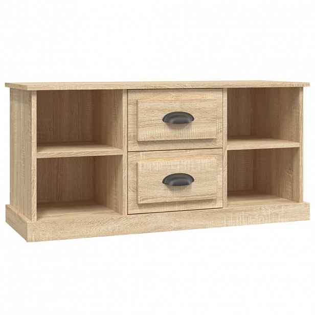 vidaXL TV skříňka dub sonoma 99,5 x 35,5 x 48 cm kompozitní dřevo