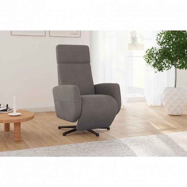 Sit & More RELAXAČNÍ KŘESLO, textil, jílová barva