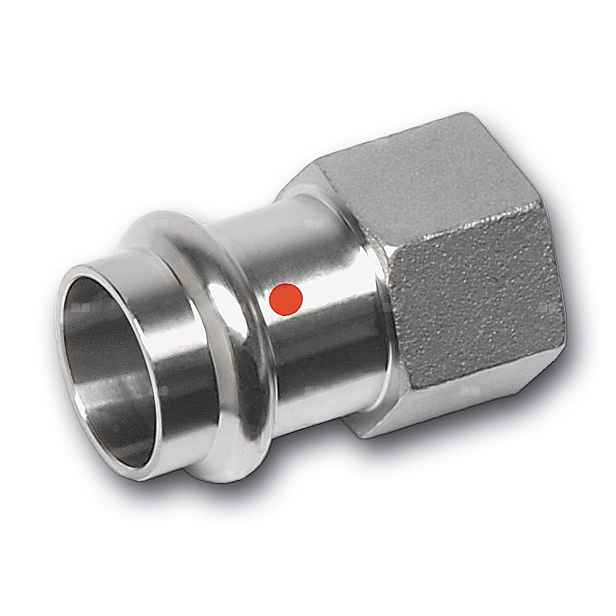 Nátrubek přechodový lisovací Sanha NiroTherm 91270G 22 mm × 3/4" vnitřní závit