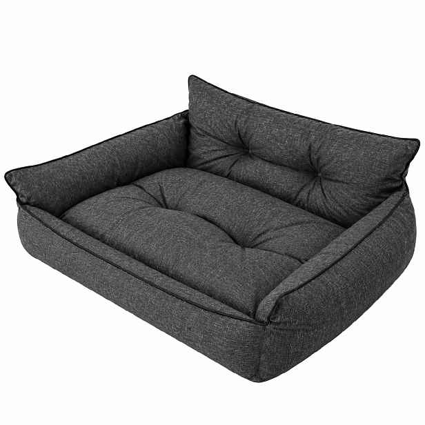 Pelíšek pro psy FIRENZE EKOLEN černý L, XL, XXL, XXXL Rozměr: L-64x49 cm
