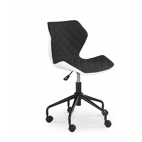 Dětská židle MATRIX, bílá/černá