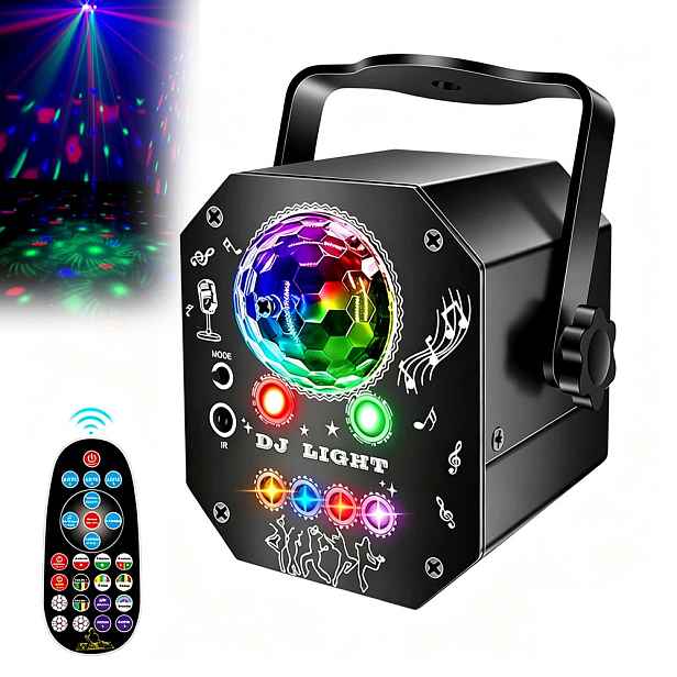 Mini Disco Jevištní Osvětlení 4V1 Jevištní Světlo S 96 Vzory 2Z