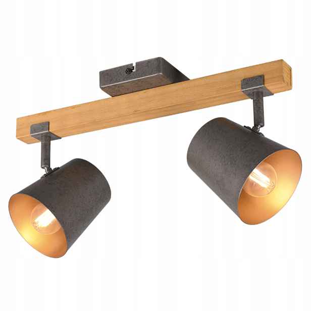 Moderní nástěnná a stropní lampa Bell stříbrná Trio 801900267