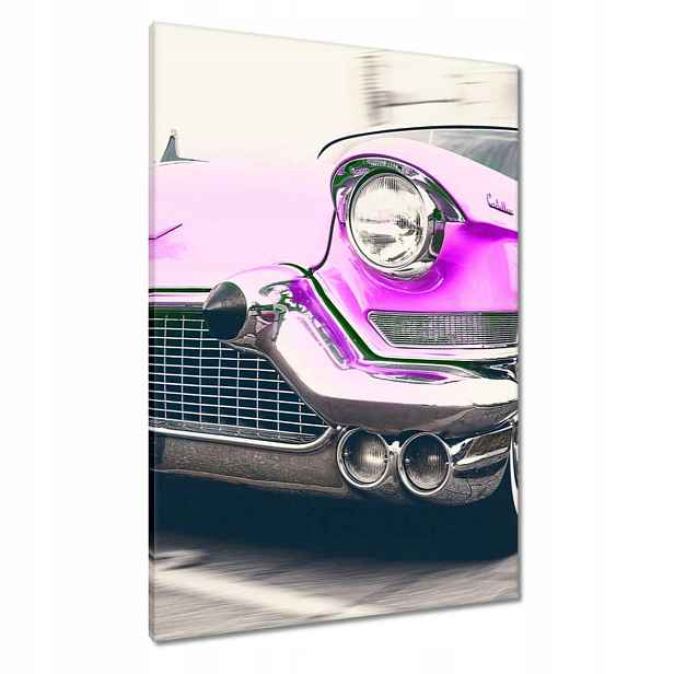 Obrazy 70x100 Růžový Cadillac