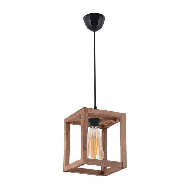 Opviq Závěsný lustr Cube hnědý