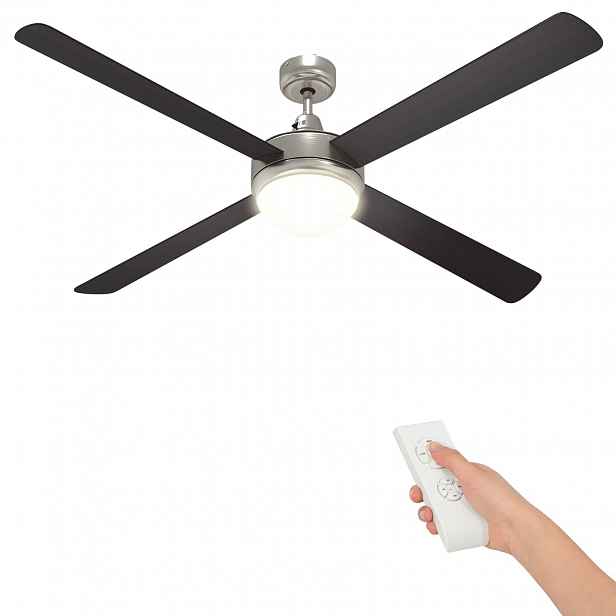 vidaXL Stropní ventilátor s osvětlením a dálkovým ovládáním Ø 130 cm