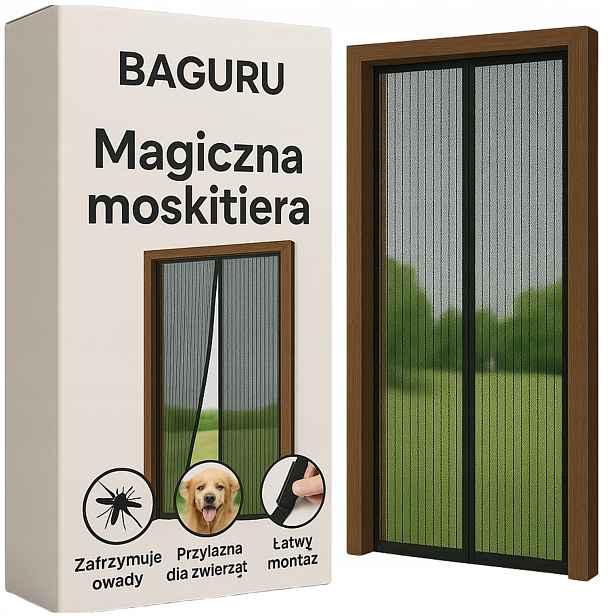 Moskytiéra Dveře Magnetická Závěs Na Balkonové Okno 100x240 Magnet Komár