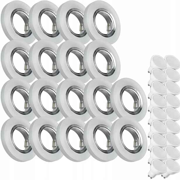 18X Skleněná Lampička Moderní Kulaté Stropní Svítidlo Kolo Silné Sklo Námraza Led Žárovka 7W