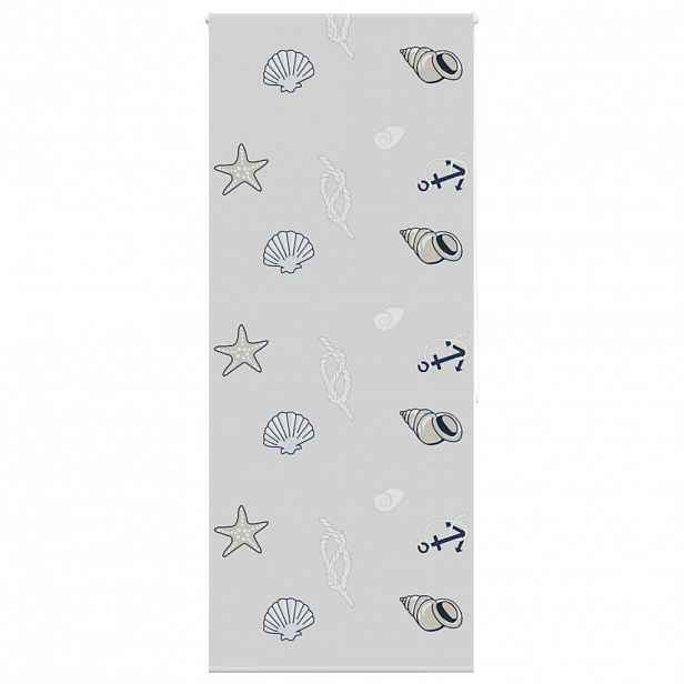 vidaXL Sprchová roleta 110x240 cm Šířka látky 106 cm