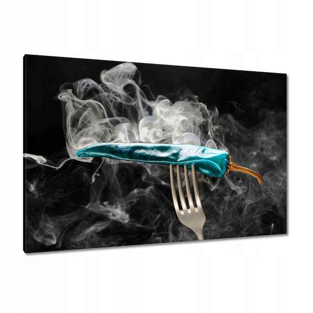 Obrazy 120x80 Modrá paprika