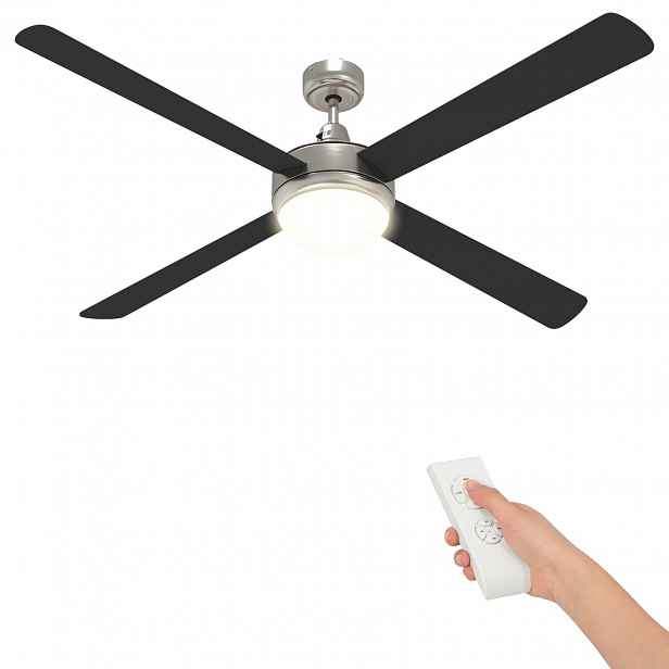 vidaXL Stropní ventilátor s osvětlením a dálkovým ovládáním Ø 130 cm