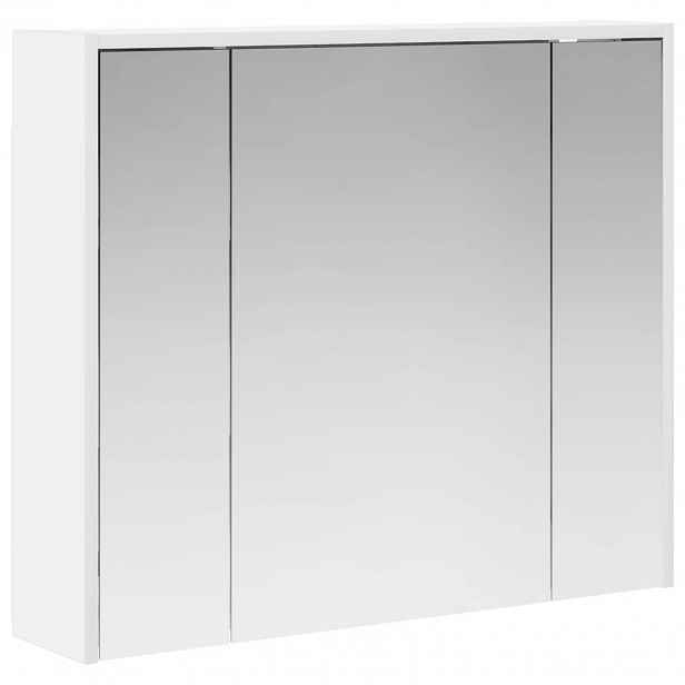 vidaXL Koupelnová zrcadlová skříň Bílá 73,5 x 16 x 62,5 cm