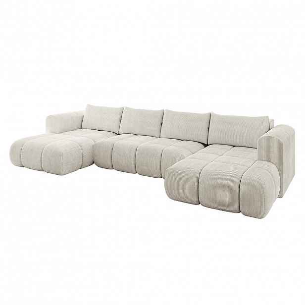 ALTDECOR SEDACÍ SOUPRAVA CLOUD-U 405x185x90 krémový manšestr
