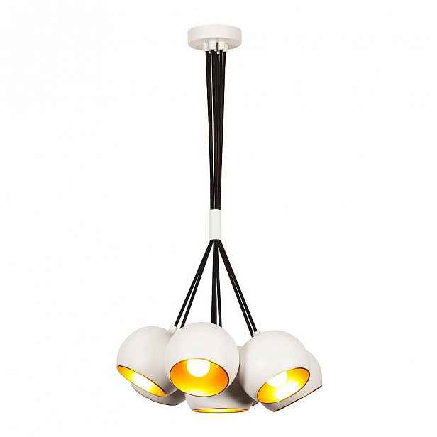 Bílé závěsné svítidlo Opviq lights Sivani